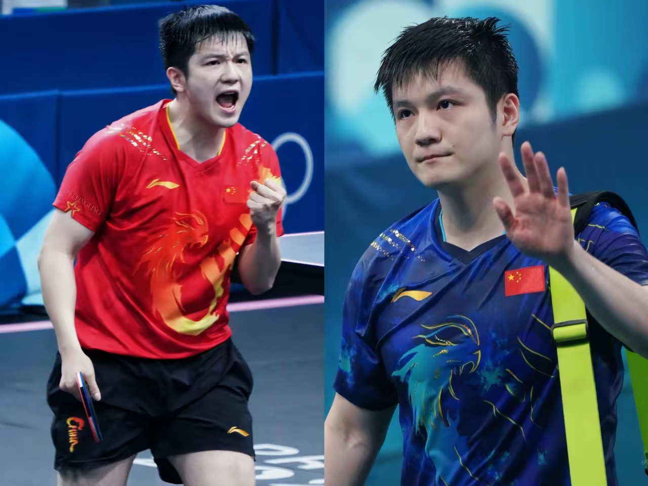 包含英国乒乓球队鏖战中国乒乓球队，樊振东完成帽子戏法的词条